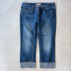 Banana Republic Vintage Cuffed Capri Jeans size 26/2